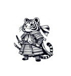 鳥獣戯画風とら（個別スタンプ：8）