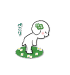 【挨拶】白いトイプードル仔犬/修正版（個別スタンプ：12）