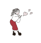 【返信】無邪気なおねえさん（個別スタンプ：9）