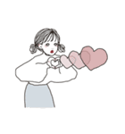 【返信】無邪気なおねえさん（個別スタンプ：10）
