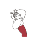 【返信】無邪気なおねえさん（個別スタンプ：17）