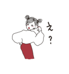 【返信】無邪気なおねえさん（個別スタンプ：25）