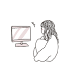 【返信】無邪気なおねえさん（個別スタンプ：27）
