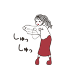 【返信】無邪気なおねえさん（個別スタンプ：30）