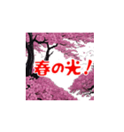 美しい桜・・・（個別スタンプ：6）