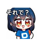 ちびキャラTシャツ女子（個別スタンプ：39）