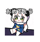 ちびキャラ羊女子（個別スタンプ：37）