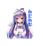 ロマ子の中の天使と悪魔（個別スタンプ：10）