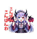 ロマ子の中の天使と悪魔（個別スタンプ：16）