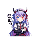 ロマ子の中の天使と悪魔（個別スタンプ：19）