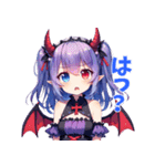 ロマ子の中の天使と悪魔（個別スタンプ：21）