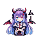 ロマ子の中の天使と悪魔（個別スタンプ：22）