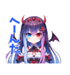 ロマ子の中の天使と悪魔（個別スタンプ：24）