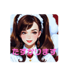 肯定！赤白ロリータちゃん（個別スタンプ：23）