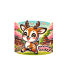 奈良の愛らしい鹿さん（個別スタンプ：4）