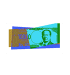 日本円ポップアート スタンプ. 1（個別スタンプ：10）