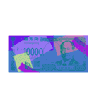日本円ポップアート スタンプ. 1（個別スタンプ：34）