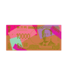 日本円ポップアート スタンプ. 1（個別スタンプ：40）