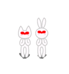 NO.1ネコ＆ウサギ（個別スタンプ：3）