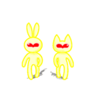 NO.1ネコ＆ウサギ（個別スタンプ：7）