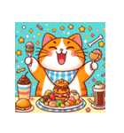 ☆猫×料理のラインスタンプ第三弾！☆（個別スタンプ：24）