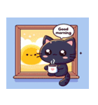 黒猫家族のスタンプ便パート2（個別スタンプ：9）