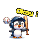 野球好きなペンギン（個別スタンプ：36）