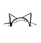 ラフ描きねこ2（個別スタンプ：37）