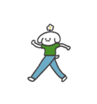 花咲く白いイヌ（個別スタンプ：21）