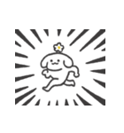 花咲く白いイヌ（個別スタンプ：29）