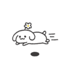 花咲く白いイヌ（個別スタンプ：32）