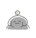 花咲く白いイヌ（個別スタンプ：36）