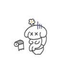 花咲く白いイヌ（個別スタンプ：38）