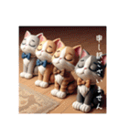 春 夏 秋 冬 猫 猫 猫（個別スタンプ：14）