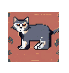 猫のドット絵＠（個別スタンプ：14）