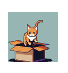 猫のドット絵＠（個別スタンプ：15）