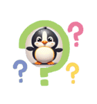 Cute penguin words（個別スタンプ：20）