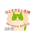 猫の豆知識クイズ！アニドネスタンプ（個別スタンプ：4）