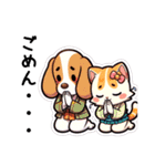 色々な犬と猫の可愛いスタンプ（個別スタンプ：7）