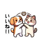 色々な犬と猫の可愛いスタンプ（個別スタンプ：13）