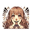 毎日使えるふわふわ感情（個別スタンプ：3）