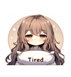 毎日使えるふわふわ感情（個別スタンプ：5）