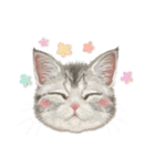 マンチカン子猫◇表情32パターン/リアル系（個別スタンプ：4）