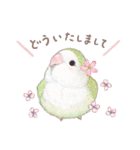 aoamoインコの敬語1（個別スタンプ：6）