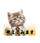 Lofiかわいい猫(にほんごばん)（個別スタンプ：17）