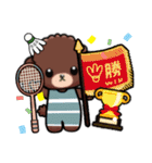 沖縄トイプーバドミントンbadminton（個別スタンプ：12）