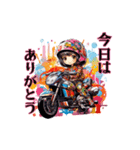 バイク女子ツーリング（個別スタンプ：14）