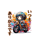 バイク女子ツーリング3（個別スタンプ：6）