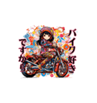 バイク女子ツーリング3（個別スタンプ：15）