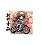 バイク女子ツーリング3（個別スタンプ：16）